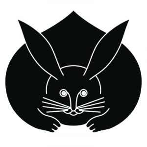 真向き兎紋 RABBIT