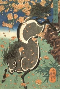 禽獣図会 馬  歌川国芳
